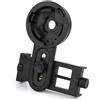 jojofuny Adattatore Fotocamera per Telescopio Nero in Plastica per Smartphone | Binocolo e Monocolo, per Cannocchiale Diametro Esterno 26, 4-46, 4mm, 55-98mm Stile Casuale