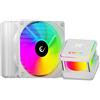 Rampage Dissipatore cpu a liquido All-in-One Rampage Infinite V120 120mm ARGB Bianco [INFINITEV120-WHITE]