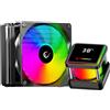 Rampage Dissipatore cpu a liquido All-in-One Rampage Infinite V120 120mm ARGB Nero [INFINITEV120-BLACK]