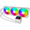 Rampage Dissipatore cpu a liquido All-in-One Infinite V360 3x120mm ARGB Bianco [INFINITEV360-WHITE]