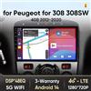 Selius Lettore multimediale - CarPlay - Android Auto - Autoradio - 2 DIN - Schermo touchscreen da 9 pollici - 32 GB di memoria