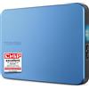 Toshiba Canvio Flex 1 TB externe Festplatte (HDD) USB C Blau