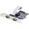 StarTech.com Scheda Seriale PCIe a 2 porte, scheda PCI Express a doppia porta RS