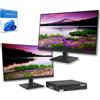 Lenovo Mini pc Bundle con 2x Monitor 27 Pollici Ultra Slim Core i5 10500T 16GB