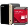 QNAP TS 264-8G 24WD US NAS desktop ad alte prestazioni a 2 alloggiamenti con