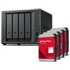 Synology DS925 Bundle 16TB Western Digital (WD Red Plus 4X 4TB) 4Bay Desktop NAS