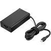 Lenovo 100W AC Adapter USB-C: Caricatore da parete con Cavo Slim Tip per Ricarica Veloce. Compatibile con ThinkPad e Dispositivi USB-C. Include Cavi da 1 m, 1.8 m e Garanzia Lenovo 1 Anno - Nero