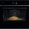 AEG Forno multifunzione TB8SB73ZAB, 70 l, pulizia a vapore, 25 funzioni, 119 programmi automatici, sonda termica, cottura a vapore, schermo touch, binari telescopici, connettività Wi-Fi, nero