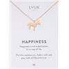 LUUK LIFESTYLE Stainless steel necklace with cute pendants, Angel Wings|Whale|Baguette|Pinecone|Bunny|Honeybee|Duck|Flower, Gifts for Women, 50cm adjustable chain, Silver|Gold|Rose Gold