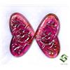 SBI Gems Naturale Tormalina Fatto a Mano Intagliato Paio 31x17 MM Farfalla Design Loose