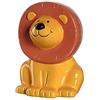 Leonardo Bambini 039192 - Salvadanaio in ceramica con chiave, regalo per bambini, ragazzi e ragazze, 12,8 cm, arancione colorato, 039192