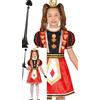 FIESTAS GUIRCA Costume Ragazza Regina di Diamanti - Regina dei Racconti - Costumi per Bambini Ragazza
