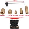KS TOOLS Set di manicotti di montaggio pompa-ugello 6 pezzi - 400.9080