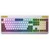 Hator ICEFALL HTK405US tastiera cablata retroilluminata da gioco programmabile bianca e nera