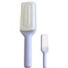 Generic Spazzola per capelli Easy Clean - Pettine antistatico, setole retrattili | Strumento portatile per la cura dei capelli con impugnatura rotante per capelli lisci e ricci, ideale per i viaggi, per distr