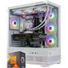 AGM store Pc Gaming RYZEN 7 7800X3D Bianco Scheda video RTX 5060 TI RAM 32GB