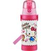 Pattinatore NUOVA bottiglia d'acqua Skater SDPV5-A Hello Kitty per bambini in acciaio ino...