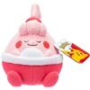 Pokémon Peluche 12 cm Sleeping Happiny - Rosso/Rosa - Peluche ufficiale per bambini dai 2 anni in su