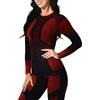 MEETYOO Intimo Termico Donna Traspirante Set Pantaloni e Maglia Termica Donna Biancheria Intima Termica per Sci Sport Elastica e Asciugatura Rapida