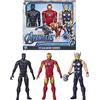 Hasbro Set di 3 figure Avengers 30 cm Black Panther Iron Man Thor di Hasbro