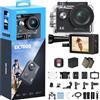 AKASO Action Cam, fotocamera subacquea WiFi 4K a 30 fotogrammi al secondo, 20 megapixel, angolo di visione ultra-ampio di 170°, Full HD