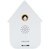 Karlsson Moderna scatola sonora a cucù, con sensore di movimento, design contemporaneo, volume regolabile, decorazione per la casa, 11,5 cm, colore: bianco