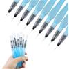 JRSHIRLEYLTD 9 Pezzi Pennarelli ad acqua in plastica,Water Brush pennello con serbatoio riempibile,Pennello Serbatoio dell'acqua,Set penne pennello,per Acquerelli,pittura,principianti