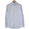 Suitsupply Camicia Uomo 41/16 Extra Slim Blu Cotone Puro Righe Manica Lunga