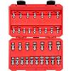 TEKTON SHD99301 - Set di chiavi a bussola universali a 6 punte, con custodia, 33 pezzi (1/4-3/4, 6-19 mm)