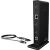 ICY BOX Docking station USB-C (11 in 1) per 2 monitor (2 x HDMI), 60 Hz, HUB USB 3.0 a 6 vie, Gigabit Ethernet, audio, nero, IB-DK2251AC