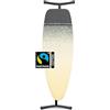 Brabantia - Ironing Board D - Heat Resistant Steam Iron Zone - Adjustable Height - Non-Slip Rubber Feet - 100% Fairtrade Cotton Cover with Foam Layer - Foldable XL Unit - New Dawn - Size D (135x45 cm)