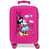 Disney Paris, Trolley Rigido Cabina 55m Ragazza, Bianco (White), 38x55x20