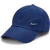 Nike Club Cappuccio, Midnight Navy/Argento Metallizzato, L/XL Uomo