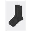 Calzedonia Calze Corte Con Cashmere Da Uomo Grigio