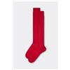 Calzedonia Calze Lunghe In Caldo Cotone Rosso