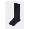 Calzedonia Calze Lunghe Con Cashmere Da Uomo Blu