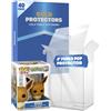 Confezione da 40 Protettori GOLD per Funko Pop 4 Protezione Funko Pop da 0,5 mm