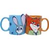 Disney NUOVA coppia di tazze Disney Zootopia Love Nick Judy circa Tazza coppia baci ...