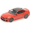 MINICHAMPS BMW M2 2023 1/43 modellino auto pressofuso metallizzato rosso