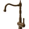 Newform - Marvel miscelatore lavello con bocca girevole stile retrò [groove bronze] - 8550.47.083