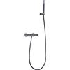 IMEX Rubinetteria IMEX - MONZA miscelatore termostatico doccia in ottone [black gun metal] - BTM039-5BGM
