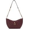 GUESS Donna Borsa a Spalla Tamara Shoulder Bag Bordeaux Merlot | design iconico Guess, scomparto principale capiente, logo signature del brand