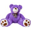 Steeps Orsacchiotto Gustaw Grande XXL (viola, 160 cm) Amigo - orsetto di peluche, orsetto di peluche XXL, peluche di peluche, peluche di peluche gigante