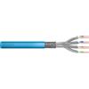 DIGITUS Cavo di installazione Cat.6A S/FTP, AWG 23/1, LSOH, Eca, 500 metri, blu