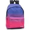 Franco Panini - Comix Comix - Zaino americano 40cm per scuola media e superiore, Fucsia sfumato glitter