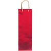 Rex Sadoch Portabottiglie natale - 12 x 37 x 9 cm - carta metal - rosso - Sadoch conf. 10 pz - G06800