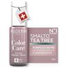 PODERM Smalto per Unghie Curativo al Tea Tree - Parma | 8 ML - Swiss Lab | Purifica, Chiarisce e Nutre Unghie Gialle e Danneggiate | Arricchito con Tea Tree, Silicio e Biotina | Creato da un Podologo