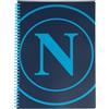 Colourbook Quaderno Spiralato Soft A4 a Righe SSC Napoli, Dark Blu | Formato A4, Rigatura 1R a Righe, Spirale Soft, Carta 80g FSC, Licenza Ufficiale SSC Napoli
