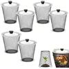 Mocoli Compostiera Da Giardino 2 In 1, Set Da 6 Compostiere In Rete Metallica Con Coperchio, Protezione Piante E Composter Per Compostaggio, Campana Protettiva Per Orto E Giardino