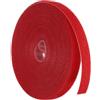 sourcing map Nastro per piante da giardino, 5 m x 1 cm, riutilizzabile, in nylon, per piante, giardinaggio, casa, ufficio, rosso